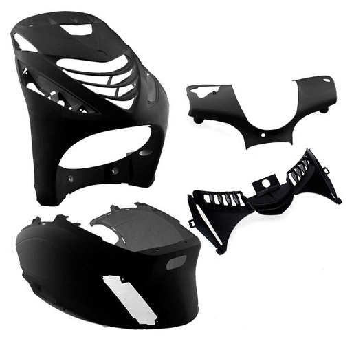 [AP55BP10.142.BK] Kit de carenados Piaggio Zip Sp 4 piezas negro AllPro