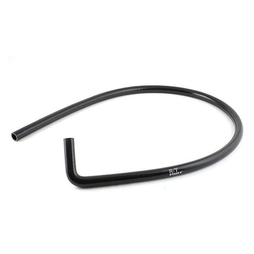 [S6-01211010/BK] Tubo silicona radiador/refrigerante 1 metro con codo 90 grados Stage6 - negro