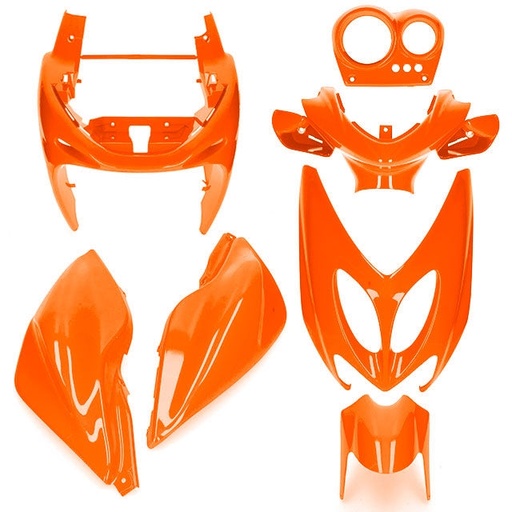 [AP55BP10.900.SS.OR] Carenados Yamaha Aerox / MBK Nitro hasta 2013 7 piezas naranja AllPro