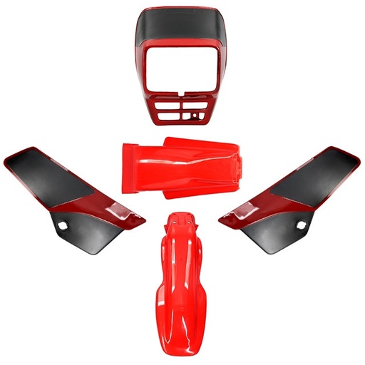 [AP55BP10.663/IRE] Carenados Yamaha DT125 AC 5 piezas rojo AllPro