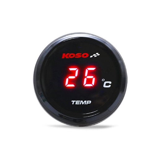 [BA067R10] Marcador de temperatura i-GEAR Koso, iluminado rojo