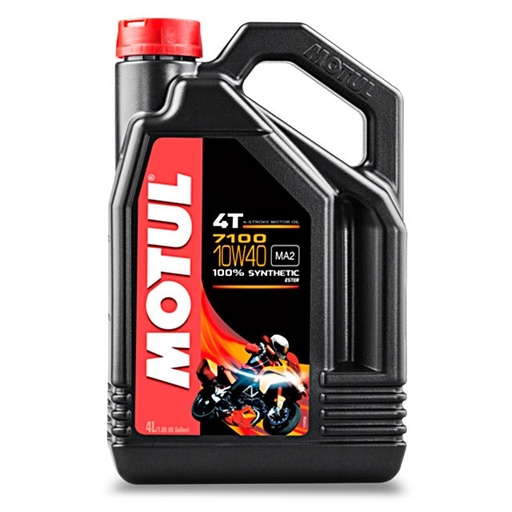 [104092] Aceite motor 4T 10W40 4L Motul 7100