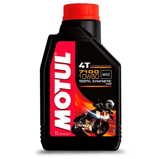 [104097] Aceite motor 4T 10W50 1L Motul 7100