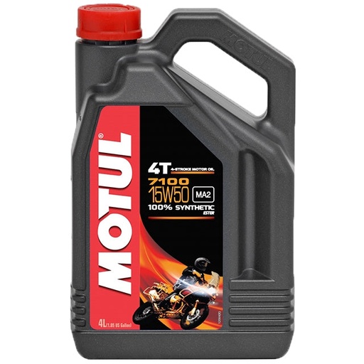 [104299] Aceite motor 4T 15W50 4L Motul 7100