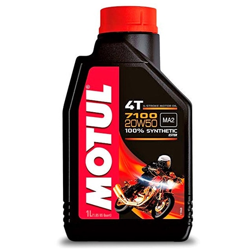 [104103] Aceite motor 4T 20W50 1L Motul 7100