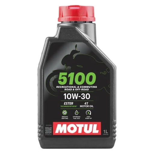 [104062] Aceite motor 4T 10W30 1L Motul 5100