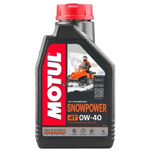 [105891] Aceite motor 4T 0W40 1L Motul Snowpower