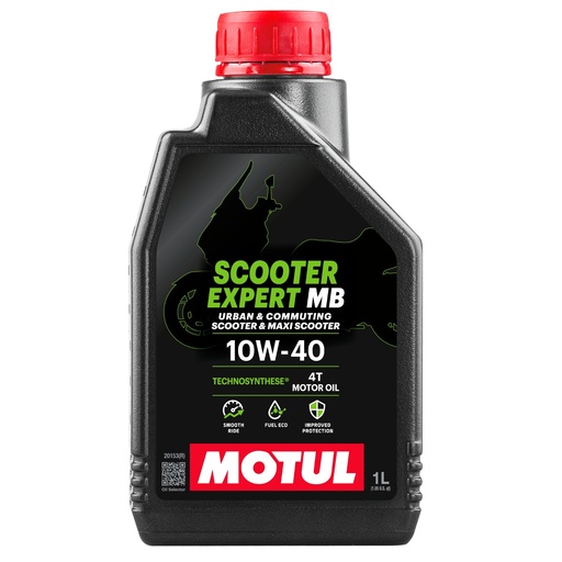 [105935] Aceite motor 4T 10W40 1L Motul Scooter Expert MB