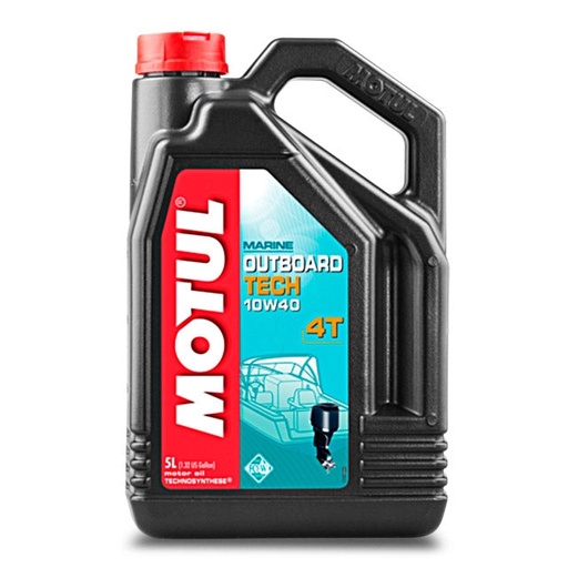 [106354] Aceite motor 4T 10W40 5L Motul Outboard Tech