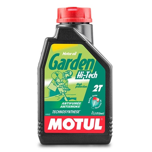 [102799] Aceite mezcla 2T 1L Motul Garden HI TECH