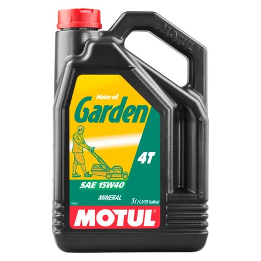 [101312] Aceite motor 4T 15W40 5L Motul Garden