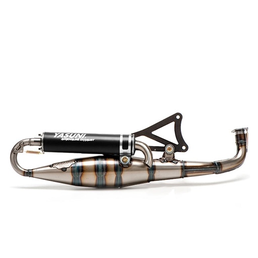 [TUB906B] Escape Minarelli horizontal silenciador negro Yasuni Carrera 16