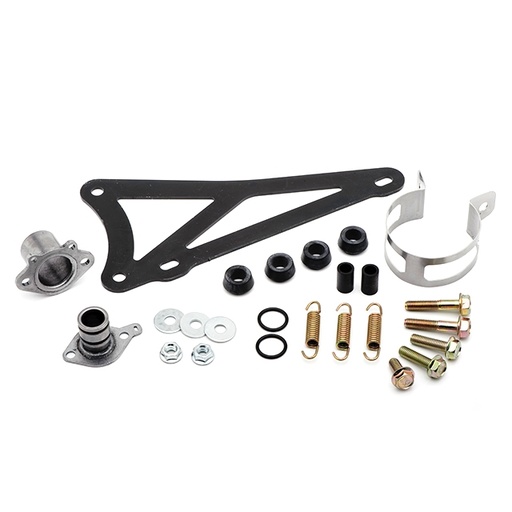 [TUB906B] Escape Minarelli horizontal silenciador negro Yasuni Carrera 16