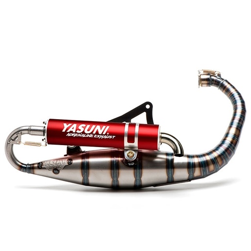 [TUB308R] Escape Minarelli vertical Yasuni Carrera 16 - silenciador rojo fortuna