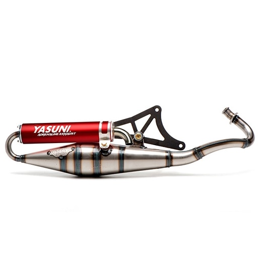 [TUB418R] Escape Piaggio Scooter Z Yasuni Homologado CE - silenciador rojo fortuna