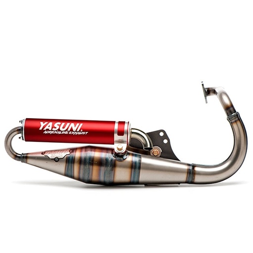 [TUB1001R] Escape Peugeot vertical Yasuni Scooter Z - silenciador rojo fortuna