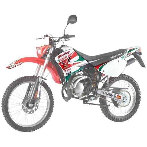 [0/000.390.1590] Juego adhesivos Rieju RR Castrol