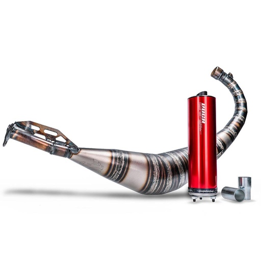 [VCR-RD25190/REBK] Escape Beta RR Enduro/SM 2012-2020 Voca Rookie 50/70cc (CE) silenciador Rojo