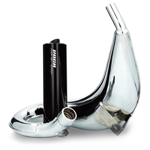 [VCR-RD38192/BKBK] Escape Derbi Senda/DRD / Aprilia RX/SX VOCA Cross Chromed 50/70cc (CE) - Silenciador negro