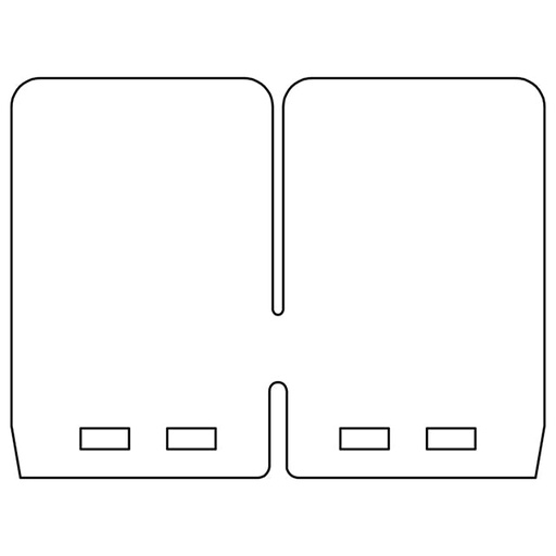 [4PR612M] Laminas de carbono para cajas VForce4R CR 125 / YZ 125 / KTM 125