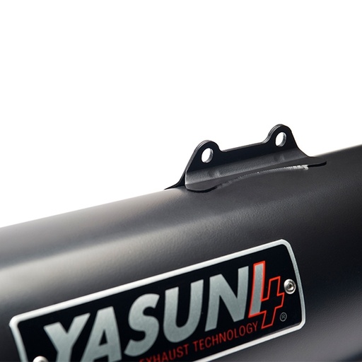 [TUB356BC] Escape Yamaha Tricity 125 Yasuni 4T homologado CE - Silenciador negro-carbono