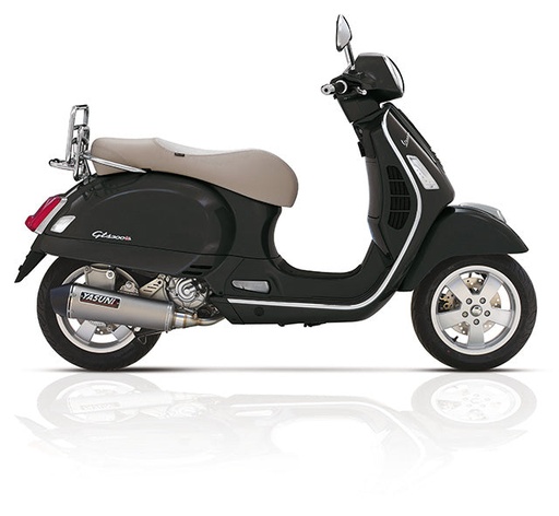 [TUB454] Escape Vespa Super S / GTS 300 Yasuni 4T homologado CE - Silenciador titanio