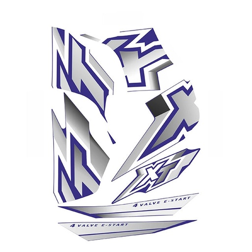 [YAM016] Kit pegatinas Yamaha XT 300 / 600 Azul