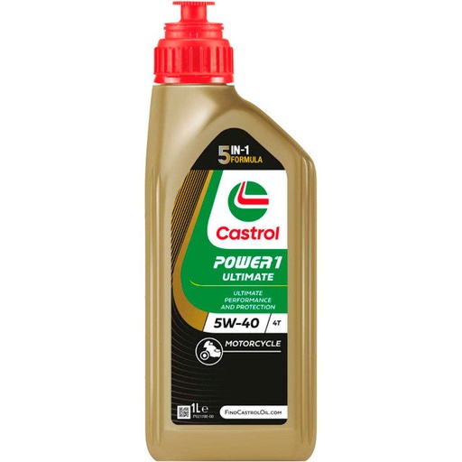 [MO4T00503] Aceite motor 2T/4T 5W40 1L Castrol Power 1 Racing