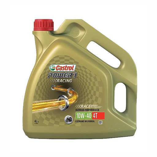 [MO4T00104] Aceite motor 2T/4T 10W40 4L Castrol Power 1 Racing