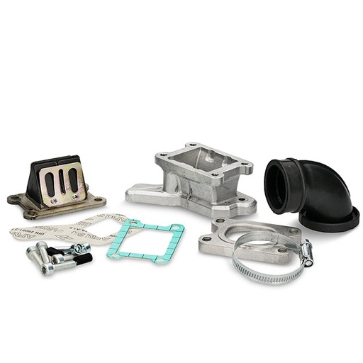 [215.0456] Tobera de admisión por láminas Ø28/30 Vespa PX 125/150 Polini