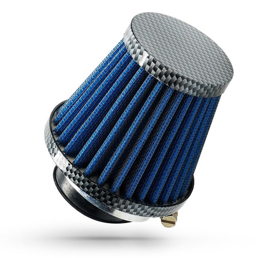 [AP30AF10.201] Filtro de aire Allpro tipo K&N Recto Ø28-35mm, look carbono