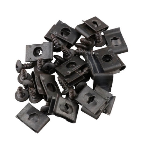 [AP55BP00.M4.10] Tornillos y grapas para Carenados M4x10 - 20 Unidades Allpro