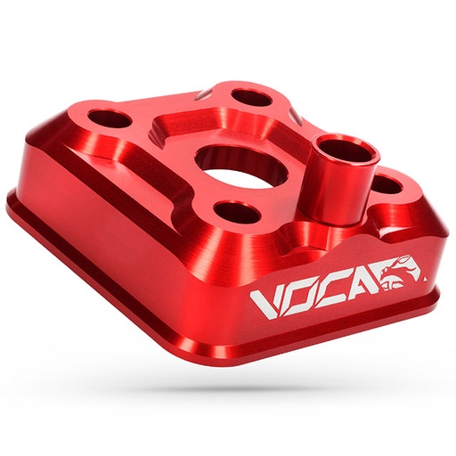 [VCR-RD11DT01/RE] Tapa culata VOCA Race Head, Yamaha DT LC/D, rojo