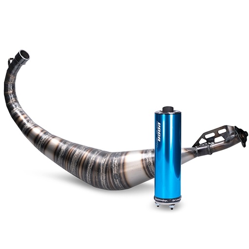 [VCR-RD25192/BLBK] Escape Derbi Senda Voca Rookie 50/70cc (CE) - silenciador azul