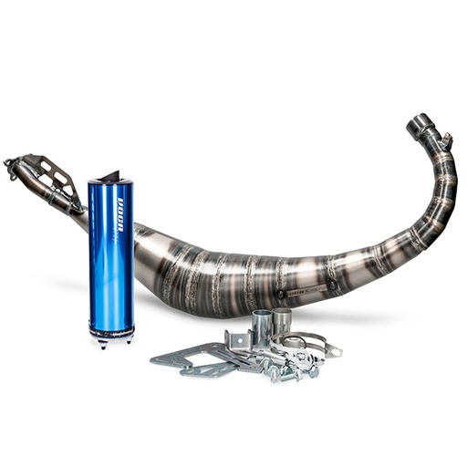 [VCR-RD25188/BLBK] Escape Minarelli AM6 VOCA Rookie 50/70cc (CE) - silenciador azul