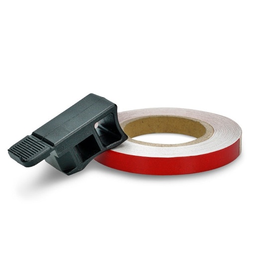 [AP99ST10.RE] Cinta adhesiva para llanta con aplicador Allpro, rojo