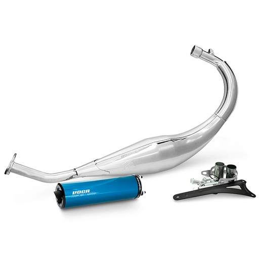 [VCR-RD15190/BLBK] Escape VOCA Chromed 50/70cc (CE), Beta RR Enduro / SM (a partir del 2012), silenciador azul