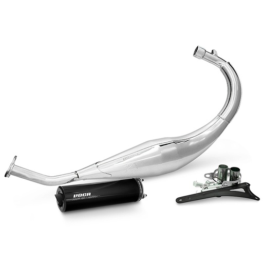 [VCR-RD15190/BKBK] Escape VOCA Chromed 50/70cc (CE), Beta RR Enduro / SM (a partir del 2012), silenciador negro