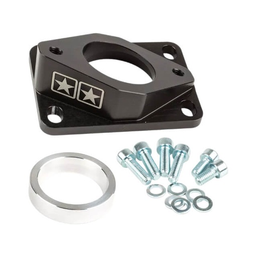[S6-3318803/BK] Tobera de admisión Derbi / Minarelli AM6 Stage6 R/T High Flow Ø34mm - Negro