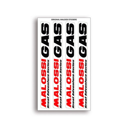 [3318121] Kit pegatinas Malossi Gas 11,5x16,8cm