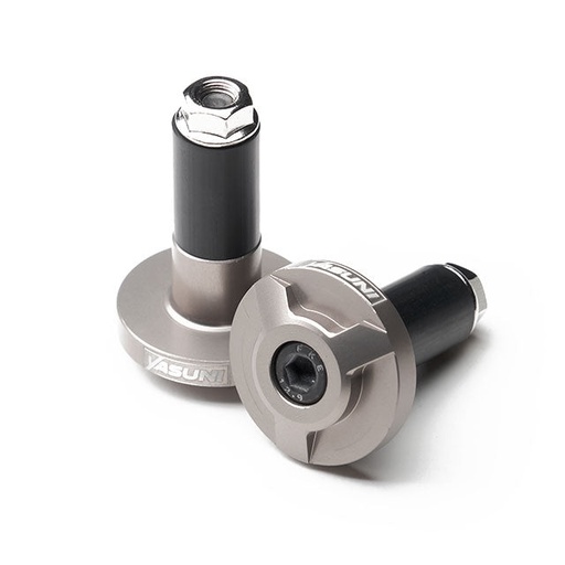 [CPE6908GR] Contrapesos manillar 28,6 Yasuni - Gris