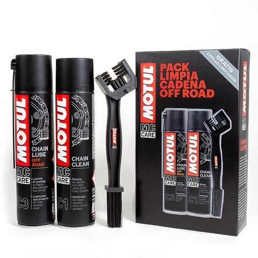 [109918] Pack Motul MC Care Limpiador Cadena + Lubricante Off Road 