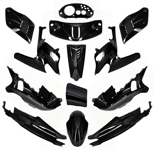 [AP55BP10.940.BK] Carenados Gilera Runner <05 13 piezas Allpro - Negro Metalizado