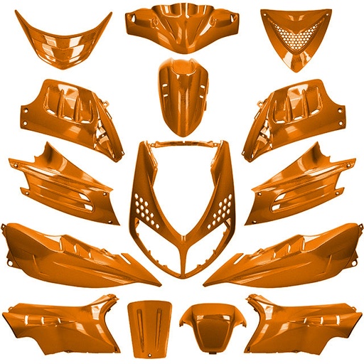 [AP55BP10.925.OR] Kit de carenados Peugeot Speedfight 2 15 piezas Naranja Metalizado Allpro