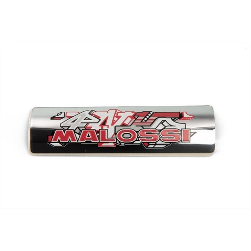 [3314869B] Placa adhesiva aluminio horizontal para escape Malossi 4 colores