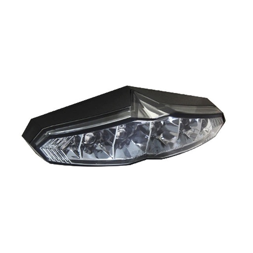 [HB025010] Piloto trasero universal LED Koso Infinity Smoke Homologado - Transparente