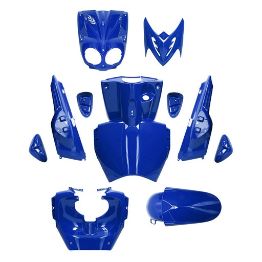 [AP55BP10.144.BL] Kit de carenados Yamaha Slider / MBK Stunt 11 piezas AllPro Azul Metal Sparco