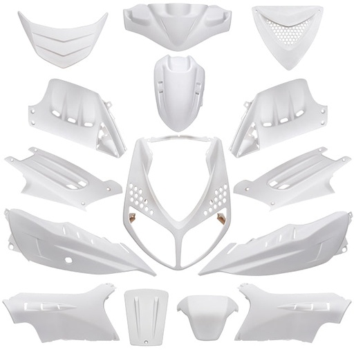 [AP55BP10.925.MW] Kit de carenados Peugeot Speedfight 2 15 piezas Allpro Blanco Mate