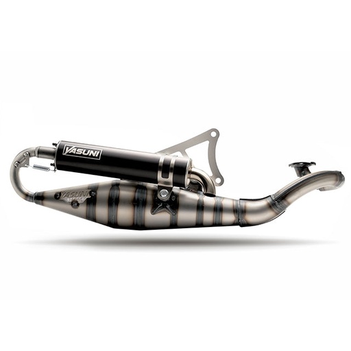 [TUB317-1B] Escape Minarelli horizontal Yasuni Carrera 10 silenciador Negro