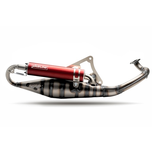 [TUB317-4R] Escape Peugeot Scooter Yasuni Carrera 10 - Silenciador rojo